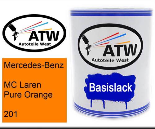 Mercedes-Benz, MC Laren Pure Orange, 201: 1L Lackdose, von ATW Autoteile West.